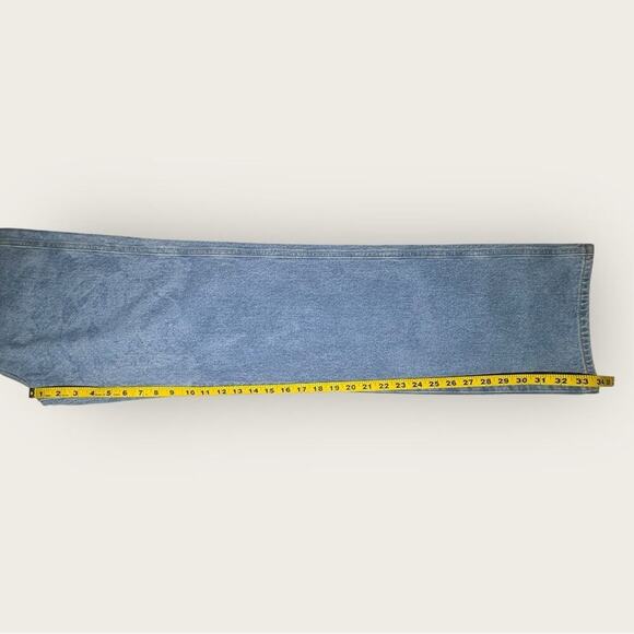 Goldsign | High-Rise Wide-Leg Jeans | Blue Wash | Size 26 - Picture 15 of 16